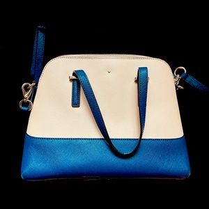 KATE SPADE ♠️ Pink and navy blue purse